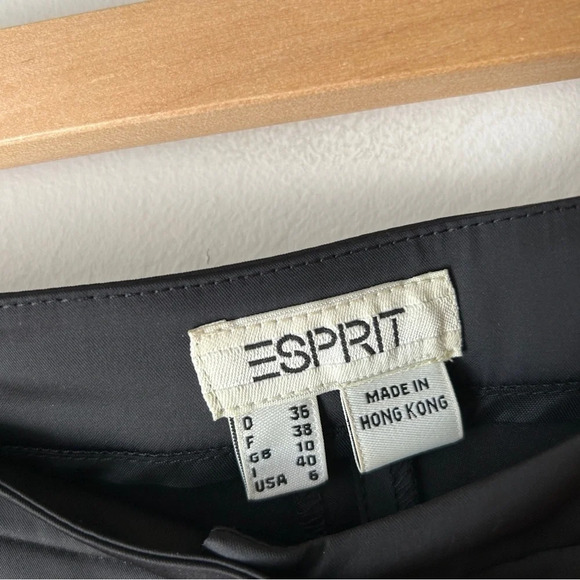 Vintage Y2K ESPRIT black  bead embellished satin pants‎ - Picture 4 of 6